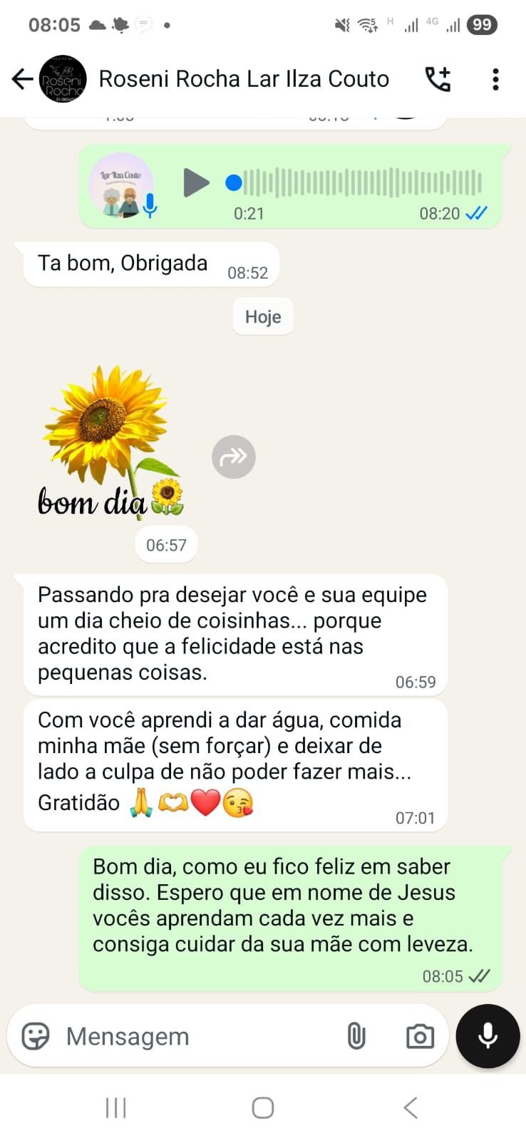 Depoimento de Roseni Rocha